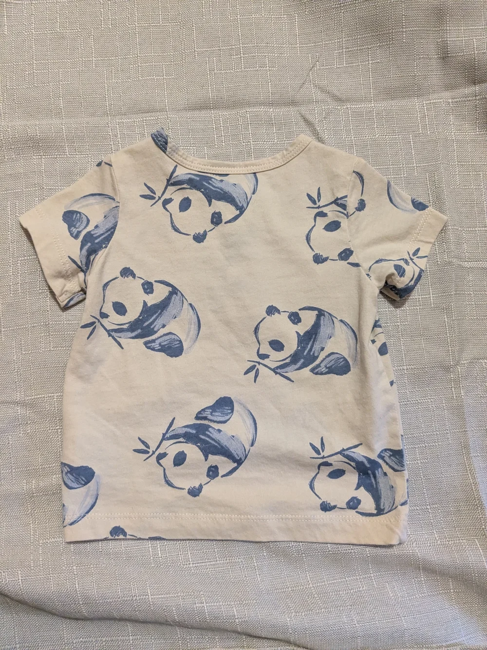 Carter's Baby Boys' Blue Panda Short-Sleeve Tops (2-Pack)
